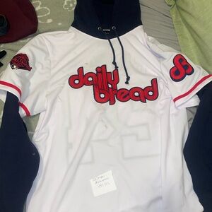 Daily bread hooded jersey merch